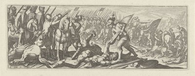 Soldiers Robbing Corpses on the Battlefield, Cavalry (series title) by Simon Frisius