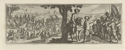Two Soldiers Under a Tree by Simon Frisius