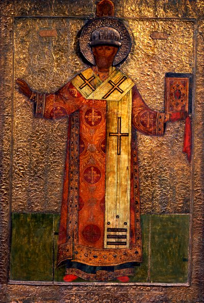 Saint Philip, Metropolitan of Moscow, 1653 by Simon Fyodorovich Ushakov