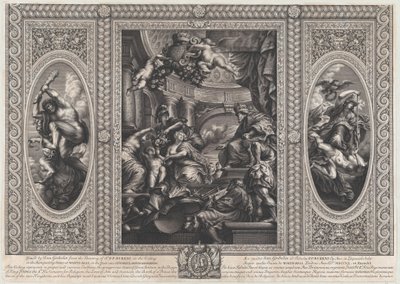 An allegorical scene showing the benefits of James