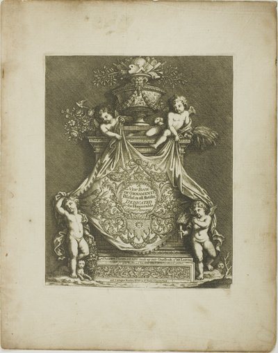 Plate One, from A New Book of Ornaments by Simon Gribelin II