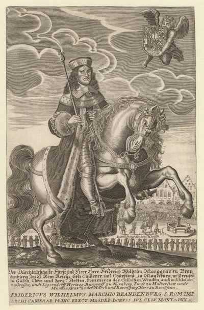 Portrait of Frederick William (1620-1688), Elector of Brandenburg, Duke of Prussia by Simon Grimm