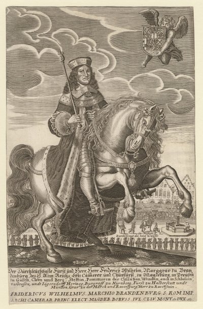 Portrait of Frederick William, Elector of Brandenburg, Duke of Prussia, 1680 by Simon Grimm