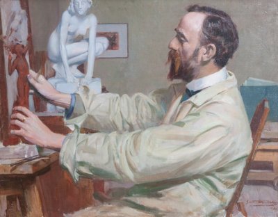Sir William Goscombe John by Simon Harmon Vedder