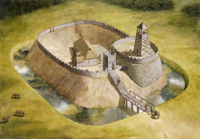 Helmsley Castle, North Yorkshire by Simon Hayfield