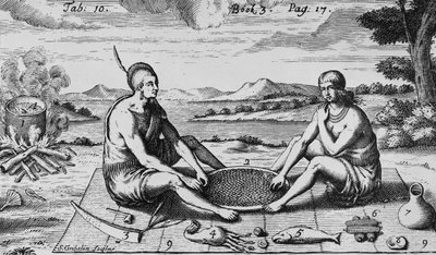 A Man And His Wife At Dinner, 1705 by Simon II Gribelin