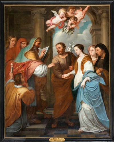 Parish church, Engagement of the Virgin by Simon II de Pape
