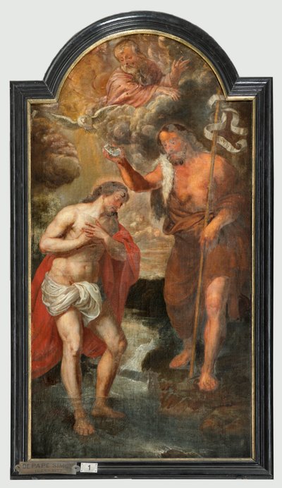 Parish church (Sint-Walburgakerk). Painting, triptych. Simon De Pape (?). Redemption of the Christian slaves to the Turk. by Simon II de Pape