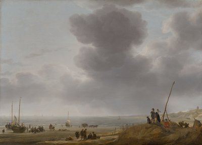 Beach View by Simon Jacobsz. Vlieger