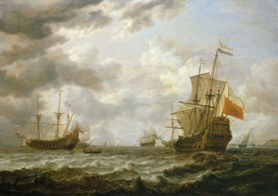The Brederode off Hellevoetsluis, mid 17th century by Simon Jacobsz. Vlieger