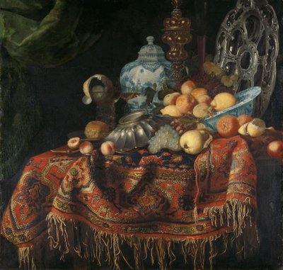 Still Life with Fruit by Simon Luttichuys