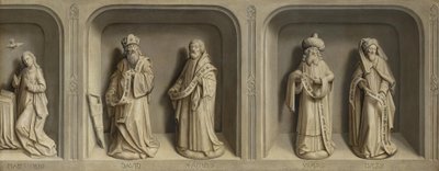Scenes from the Life of Saint Bertin and the Annunciation to Mary with Prophets and Evangelists by Simon Marmion