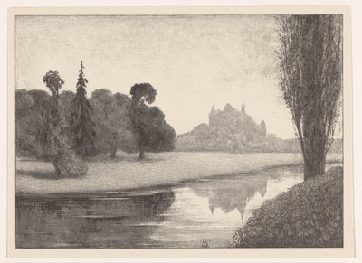 Park by Castle (Surroundings of Laren) by Simon Moulijn