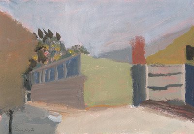 Electricity Substation and Old Buildings No 1, 2023 by Simon Neville