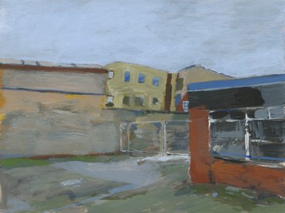 Forecourt and Buildings, 2024 by Simon Neville