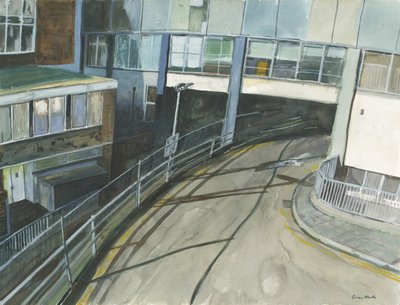 Railway station taxi entrance, 2019 by Simon Neville