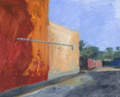 Side of Building in Sunlight, 2024 by Simon Neville