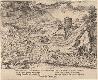 The Shipwreck by Simon Novellanus after Cornelis Cort