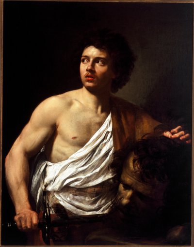 David Holding the Head of Goliath by Simon Vouet