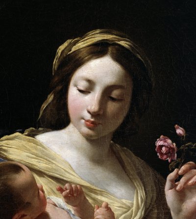 The Virgin and Child Jesus (detail) by Simon Vouet