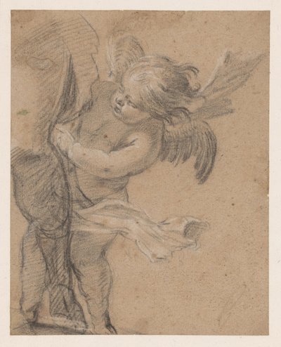 Little Angel by the Leg of St. Roch by Simon Vouet