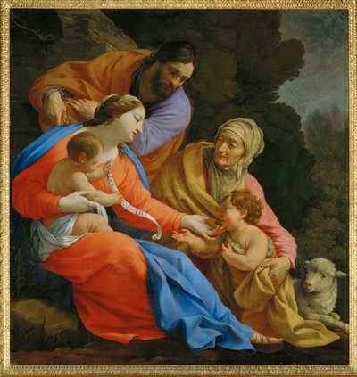 The Holy Family by Simon Vouet