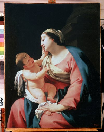 Virgin and Child by Simon Vouet