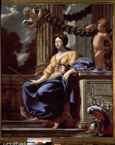 Allegoric Portrait of Anne of Austria by Simon Vouet