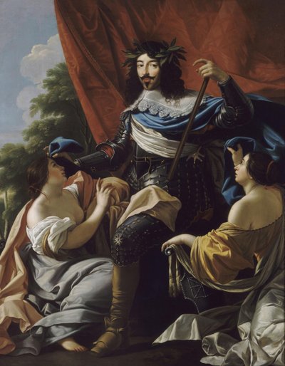Portrait of Louis XIII of France 1601-1643 by Simon, Vouet