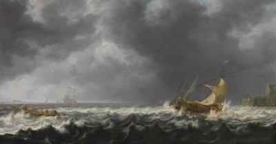 Stormy Sea by Simon de Vlieger