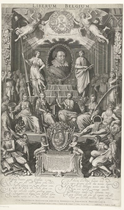 Frederick Henry as Protector of Religion and Freedom, 1628 by Simon van de Passe