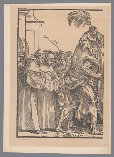 Reproduction of the First Part of the Print Series The Triumph of Christ after Joos Lambrecht by Simonau and Toovey