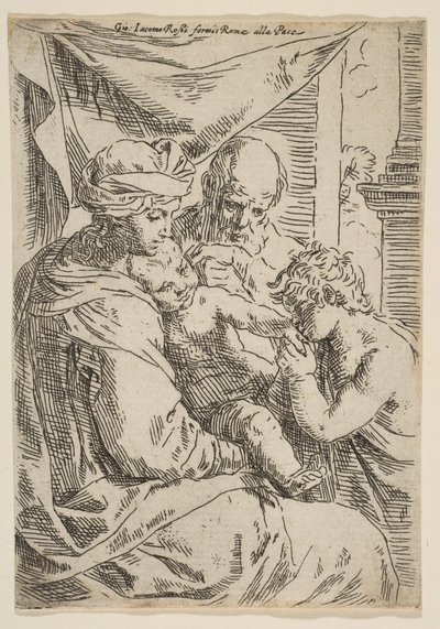 Holy Family with Saint John the Baptist Kissing the Infant Christ