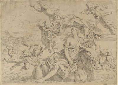 The Rape of Europa by Simone Cantarini