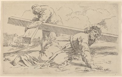 The Carrying of the Cross by Simone Cantarini