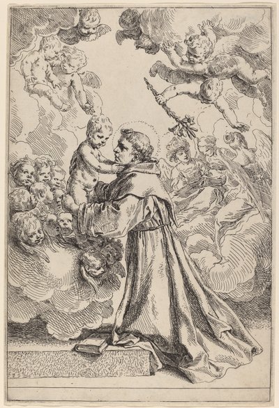 The Large Saint Anthony of Padua by Simone Cantarini