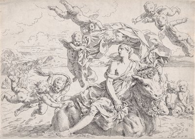 The Rape of Europa, after Reni, ca. 1636 by Simone Cantarini