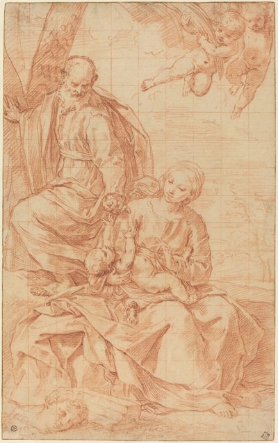 The Rest on the Flight into Egypt, or The Miracle of the Palm Tree by Simone Cantarini