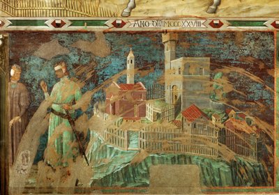 The Town of Siena by Simone Martini