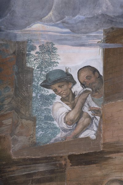 Adoration of the Shepherds, 1578-82 (detail) by Simone Veneziano Peterzano