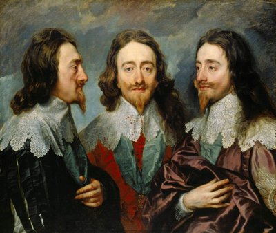 Charles I, King of England 1600-1649, from Three Angles The Triple Portrait, 1636 by Sir Anthony van Dyck