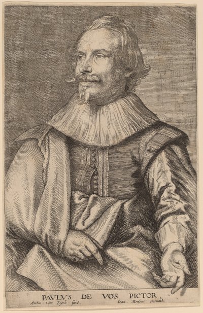 Paul de Vos by Sir Anthony van Dyck and Joannes Meyssens