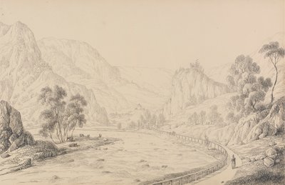 Album of 30 Views in the Tyrol and Italy: Between Brixen and Klausen - Tyrol, 27th Oct.r 1840 by Sir Charles D