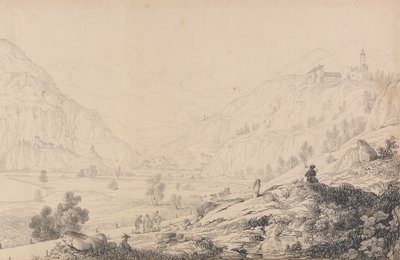 Album of 30 Views in the Tyrol and Italy: Castles of Wafenstein [?], Sprechenstein and Reifenstein some miles from the Brenner, 27th Oct.r 1840 by Sir Charles D