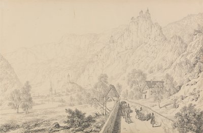 Album of 30 Views in the Tyrol and Italy: The Ruins of the Nunnery of Seben near Klausen, 27th Oct.r 1840 by Sir Charles D