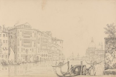 Album of 30 Views in the Tyrol and Italy: View on the Grand Canal 9th Nov 1840 by Sir Charles D