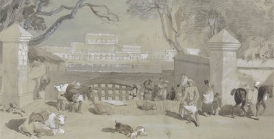 Office of the Sudder Board of Revenue from Kyd Street - Calcutta by Sir Charles D