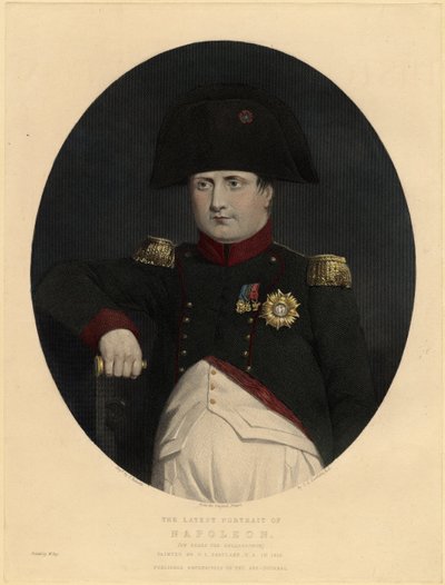 Latest portrait of Napoleon on board the Bellerophon by Sir Charles Lock Eastlake