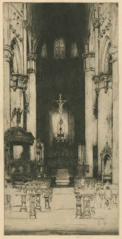 Notre Dame, Dinant by Sir David Young Cameron