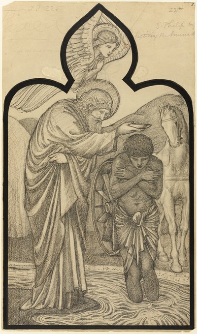 Saint Philip Baptising the Eunuch by Sir Edward Burne Jones
